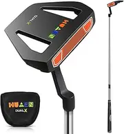 Zinc Alloy Golf Putter Men's Right Handed Golf Putter Golf Putting Club Golf Putting Practice Equipment Multicolor One Size