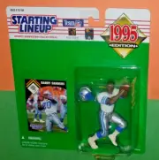 1995 BARRY SANDERS Detroit Lions white uniform Starting Lineup HOF