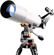 Astronomical Telescope,Profession Stargazing Telescopes for Adult Beginners,80mm Astronomy Refractor Telescope,with Adju