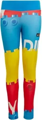 NEW adidas x Classic Lego Tight Kids XL HP0932 TIGHTS RED YELLOW BLUE
