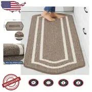 Absorbent Kitchen Runner Mat 24"x48" - Elegant Non-Skid Protection for Floors