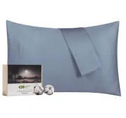 Luxury 100% Egyptian Cotton Pillowcase King Set of 2, Hotel Quality Pillow Ca...