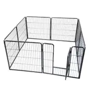 YES4PETS 80 cm Heavy Duty Pet Dog Cat Puppy Rabbit Exercise Playpen Fence