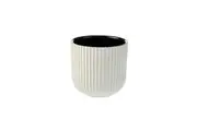 Linen House Vincent Stoneware Planter Plant Pot 14cm Home/Garden Decor Grey