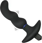 Prostate Massager Anal Vibrator Vibrating Massager Butt Plug P-Spot Milking Orgasm Inducing Vibe Male Anal Sex Toys G-Spot Dildo Stimulator Big for Men, Women and Couples Adult Sex Toy