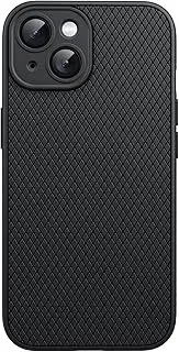 JETech Grip Case for iPhone 15 6.1-Inch, Soft TPU Slim Fit Protective Phone Cover with Camera Lens Full Protection, Shockproof (Black)
