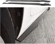 Carbon Fiber Side Skirt Lip Automobile Refitting Side Door Edge Protector Compatible for Cadillac ATS Accessories
