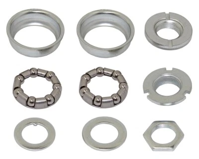 Bicycle Bottom Bracket Set ONE Piece Crank 5/16 X 7 24T Cruiser Lowrider Chrome