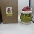 Jim Shore Two Sided Naughty and Nice Cookie Jar NEW BOXED 11” Tall