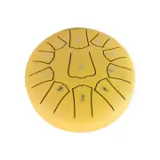 Steel Tongue Drum 6 Inch 11 Notes D Percussion Instrument Portable K0D4