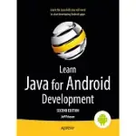 LEARN JAVA FOR ANDROID DEVELOPMENT