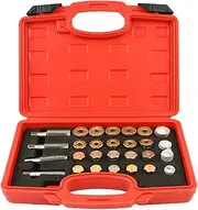 64PCS Oil Pan Thread Repair Set Au tive Crankcase -Changing Box Drain Plug Tool Multicolor 64PCS