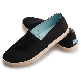 TOMS 男 黑色 經典 素面 Avalon Sneaker Canvas 舒適 休閒鞋 平底鞋 懶人鞋 樂福鞋 一腳蹬