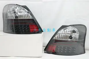 大禾自動車 副廠 LED 5門 燻黑 尾燈 後燈 1組 適用 TOYOTA 豐田 YARIS 06-09 前期