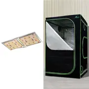 100x100x200CM Green Fingers Grow Tent Light Kit 2200W LED Full Spectrum