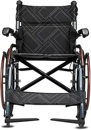 Msxbmsy new lightweight folded old man wheelchair, high-strength aluminum alloy old people with disabilities, wheelchairs, weight, high weight, old man