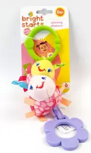 Bright Starts Shimmy Shakers Baby Toy 0m+ Pull Toy Vibrating