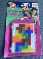 Vintage Happy Hands Puzzle Brain Teaser Plastic The Toy House NOS Dime Store