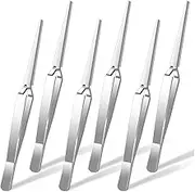 Snblzhef Craft Tweezers, 6 Pieces Locking Tweezers Reverse Tweezers for Crafting Jewelry Making Electronics Watch Repair