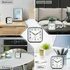 Simple No Tick Quartz Bedside Clocks Alarm Clock Number Clock Home Decor