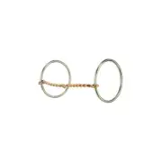 Reinsman Copper 1/4"" Tiny Twist Snaffle Bit