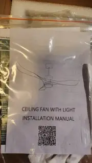 52 Inch Smart 3 Blade Ceiling Fan With Remote