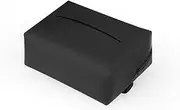 Car Tissue Box Holder Nappa Leather Car Center Console Armrest Napkin Box Sun Visor Backseat Tissue Case with Fix Strap