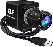 ELP 12mp USB Camera Manual Zoom Webcam for Computer 1080P 120fps Variable Focus Lightburn Camera High Speed 3.6-10mm 3X Zoom USB2.0 PC Cam Varifocal USB Security Webcamera for Video Conference