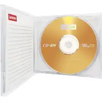 在飛比找Yahoo!奇摩拍賣優惠-聯想可擦寫cd光盤CD-RW刻錄空白光碟光盤700M 支持4
