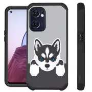 FUSION For OnePlus Nord N300 5G Case Hybrid Phone Cover CUTE HUSKY