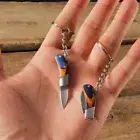 Stainless Steel Pocket Knife Keychain Mini Small Folding Knife Outdoor EDC Tools