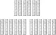 Tuperoymse 10 Micrometre String Wound Sediment Water Filter,18 Pack,Whole House Sediment Filtration,Universal