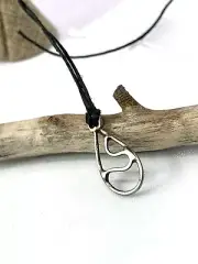 Sterling Silver Sigil Symbol Fused Goddess Magick energy Necklace Pendant