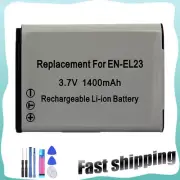 1x Battery for Nikon EN-EL23 Coolpix P600 P610 S810c P900 1400mah