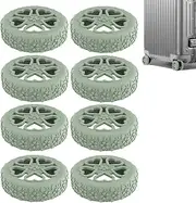 [Ziennhu] Suitcase Wheel Covers | Rotor Protector Cover for Travel Luggage | & Scratch Noise Reduction Accessories | Durable Shield for Carry-On Spinner Trolley Rim