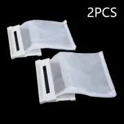 2Pcs Washing Machine Filter Bags Laundry Lint Hair Catcher Mesh 140x100mm