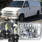 2PC 5x7" 7x6" headlights H6052 fit Chevy Express Cargo Van 1500 2500 3500 (for: Renault)