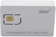 Gialer 30pcs Writable Programmable SIM Card 4G LTE WCDMA GSM Nano Micro 2FF 3FF 4FF Blank USIM Card for Telecom Operator (30pcs)