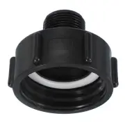 IBC Tote Hose Adapter, Black 32mm Outer Wire and 1" Hose Fitting