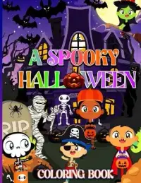 在飛比找博客來優惠-A Spooky Halloween Coloring Bo