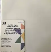 EZ Quilting No Melt Mylar Template Plastic 882670050 Lot of 4 Sheets 12" x 18"