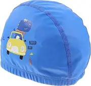 Kisangel Cartoon Swim Hat for Comfortable Ear Protection Swim Cap Breathable Design for Boys for Swimming Beach and Pool Activities