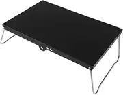 Generic Portable Aluminum Folding Camping Table: Lightweight Mini Picnic Side Table - Foldable Camping Desk for Outdoor Hiking Beach BBQ and Travel
