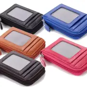 Womens Men Card Holder Wallet Short Small Money Coin Purse RFID Blocking Wallet