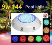 NEW HQ 144 LED High Quality ABS POOL SPA LIGHT RGB WITH 7 COLOUR REMOTE CONTROL