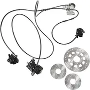 High Performance Brake Master Cylinder Kit With 3 Brake Discs For 150 Go Kart ATV Modifications Ideal For Hammerhead And Trailmaster Karts Replacement