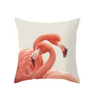 Cushions & Decorative Pillows 45 X 45Cm Flamingo Cushion Cover Couple