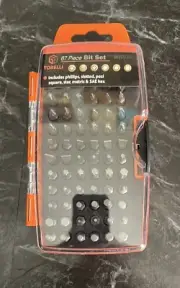 67 Piece Bit Set with Phillips, Slotted, Pozi; Square; Star; Metric Bits
