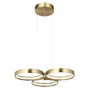 Olympus LED Pendant Light Gold 3lt