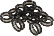 12Pcs Soft Silicone Finger Rings for Scissors Enhanced Grip Comfort for Pet Grooming and Hairdressing Non Slip Accessories for Dog Grooming Tools and Shears